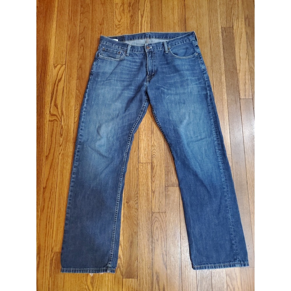 EUC Red Tab‎ Levis 514 Jeans Mens 36x32 Straight Leg Medium /dark Wash Denim